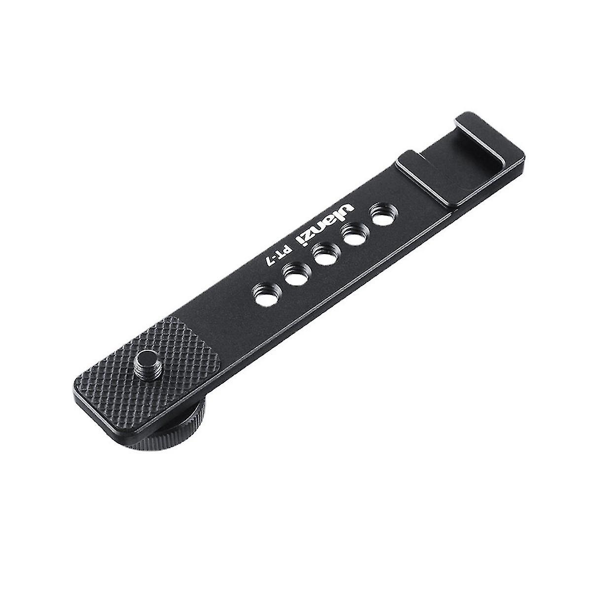 Pt-7 Cold Bracket Extension Bar Video Bracket With 1/4 Screw Interface For -single Microphone