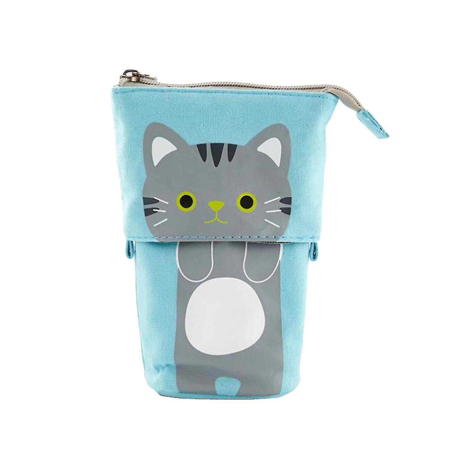 Sliding Pencil Case Box Unique Telescopic Pencil Bag Stationery Box Storage Bag