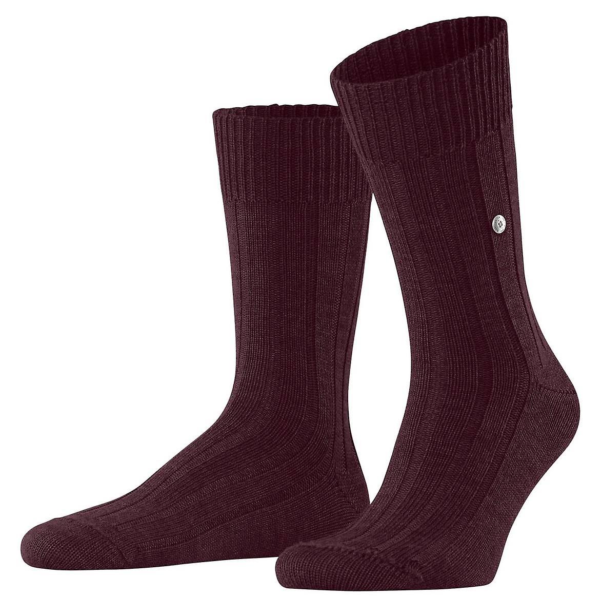 Burlington Dover Socks - Claret Red