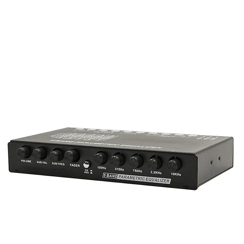 Eq5 Car Equalizer 5-stage Equalizer Car Amplifier Audio Eq Tuned Frequency Divider Amplifier