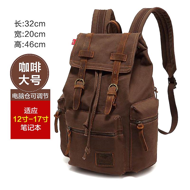 Student Backpack Canvas Backpack Computer Bag Large Capacity
