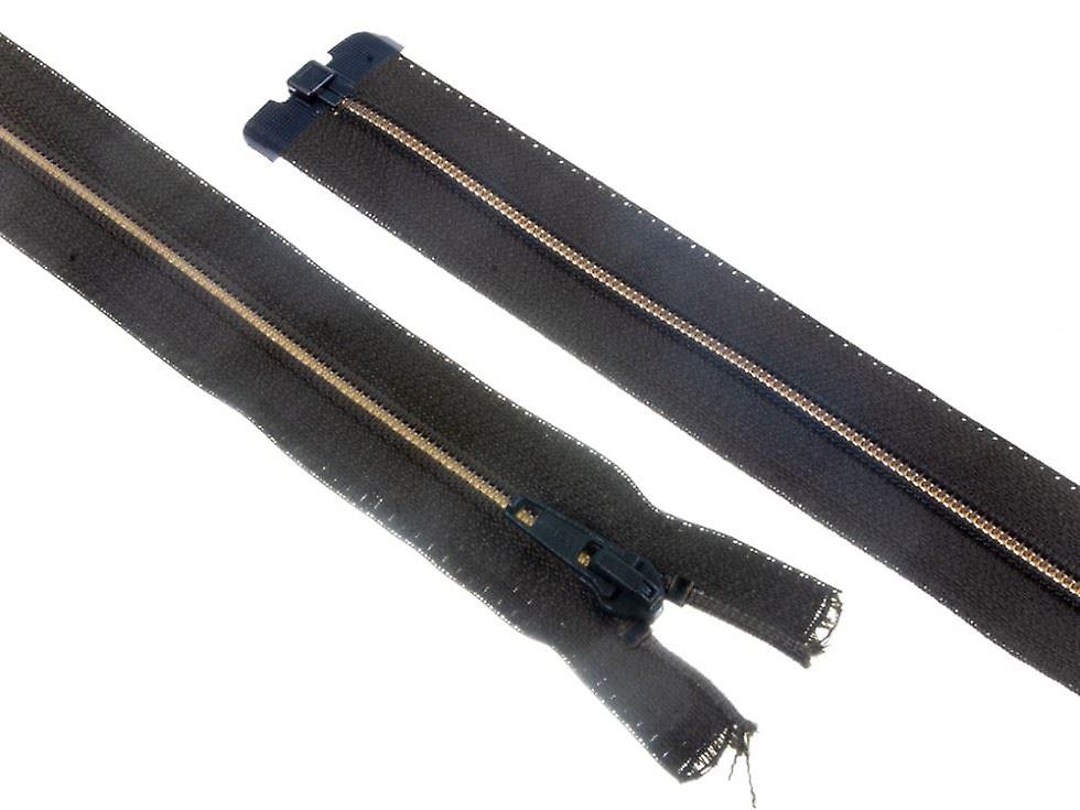 Minerva Nylon Open End Coat Zips Olive Khaki Green - 75 cm - each