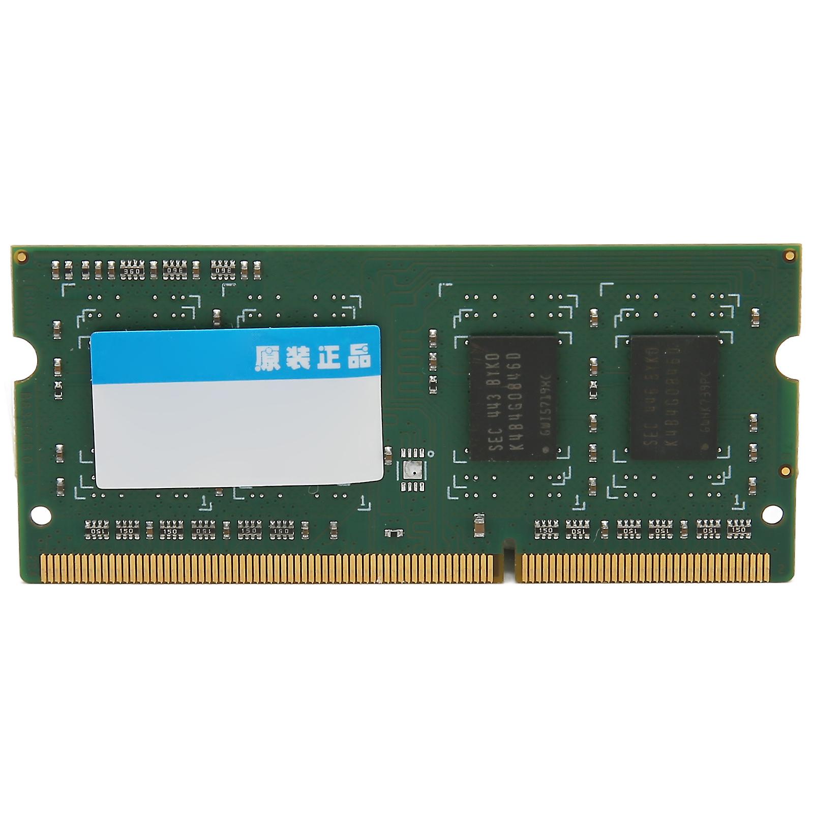 DDR3L SODIMM 1600MHz RAM 64bitů Šířka 204Pin Datové Připojení Plug and Play 1600MHz RAM pro notebook 8GB 