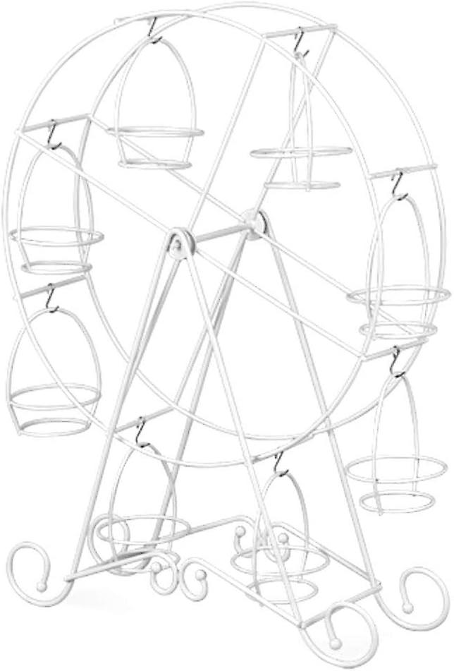 Cake stand for 8 cupcakes - Ferris wheel - White