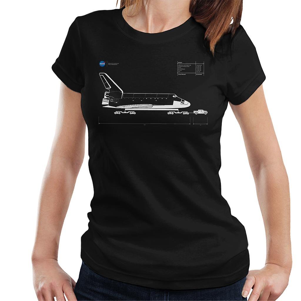 NASA Space Shuttle Weight Diagnostic Women's T-Shirt