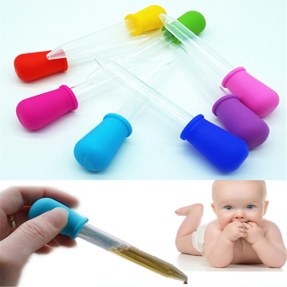 3 PCS 5ML Silicone Transparent Petit Plastique Alimentation Médecine Liquide Gradué Pipette Compte-gouttes, Taille : 12 Pipette Compte-gouttes