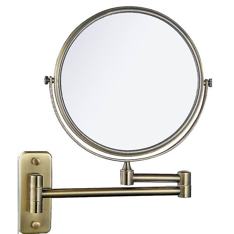 Wall Mounted Makeup Mirror 3x Magnification Mirror With 6/8 Inch Double