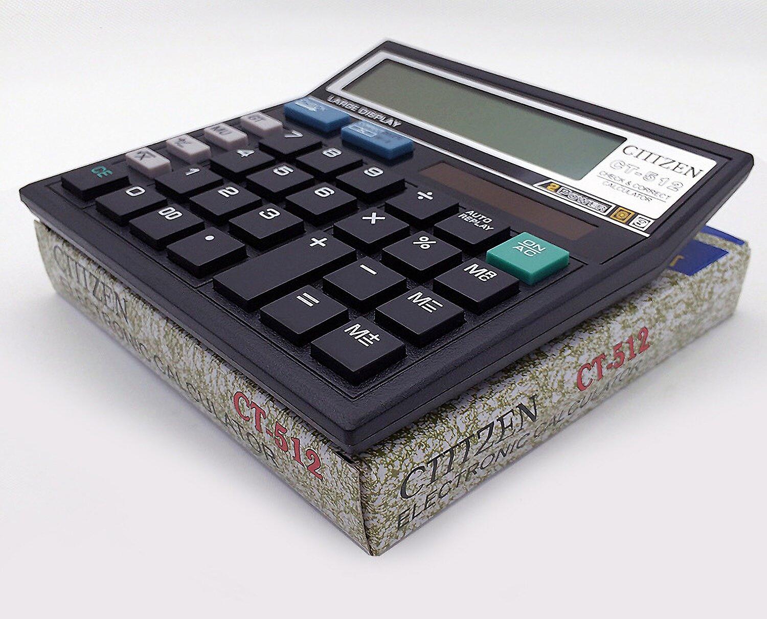 Solar Calculator 12 Digital Calculator Black Calculator