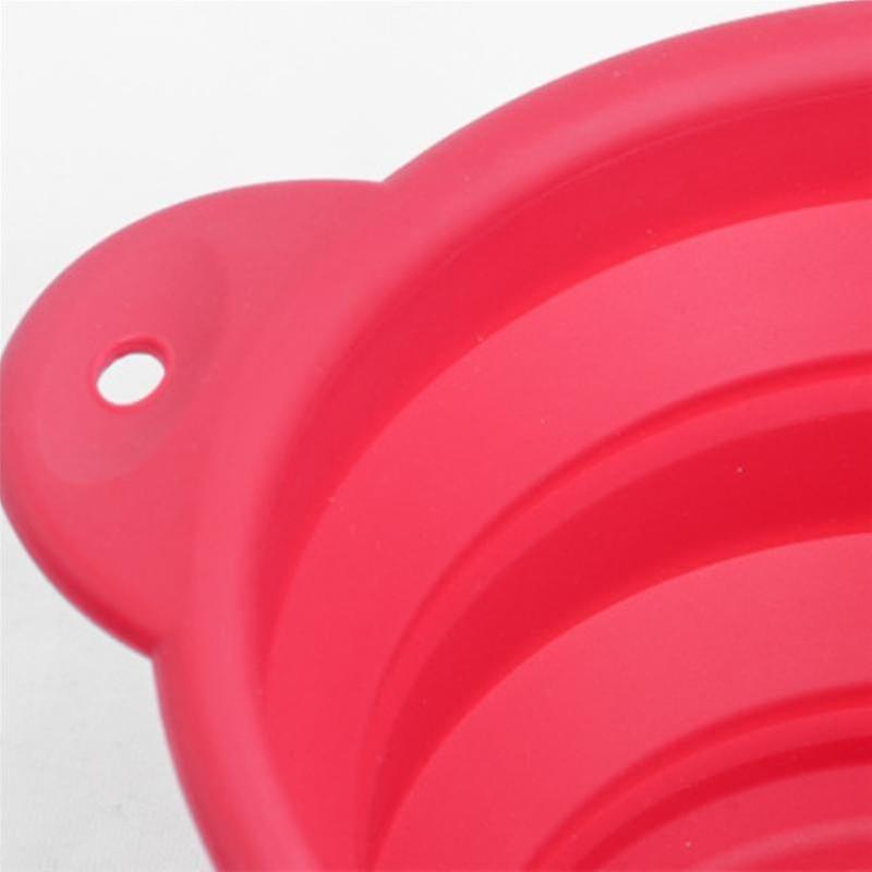 Multi-purpose High Temperature Resistant Kitchen Fruit Basket Vegetable Portable Folding Silicone D