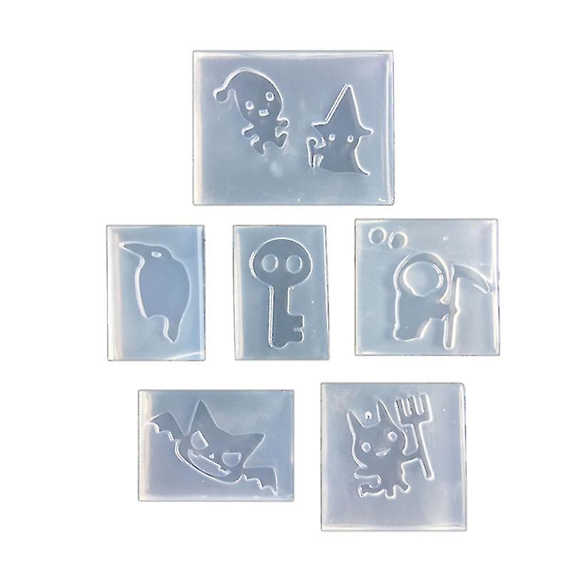 6pcs Jewelry Making Mold For Halloween Decorations
