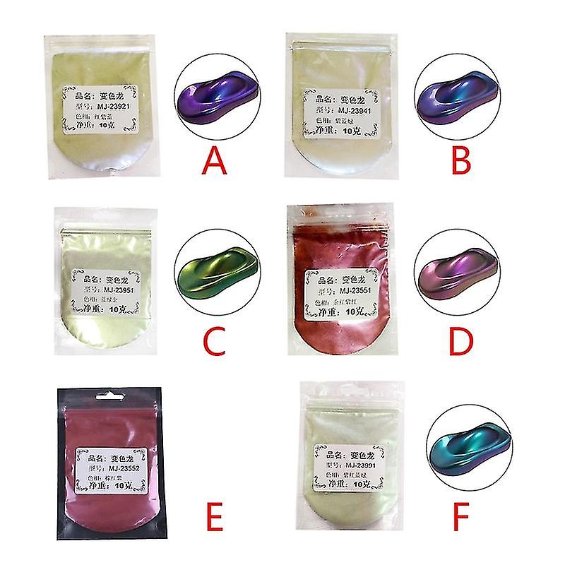 10g Natural Mica Mineral Handmade Soap Colorful Pearlescent Powder For Art Craft