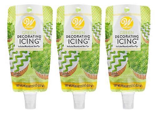 Wilton Decorating Icing Green 3 Pack