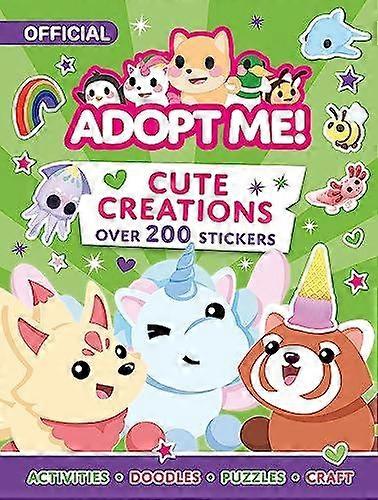 Adopt Me Cute Creations Sticker Book by Uplift Games Paperback Book