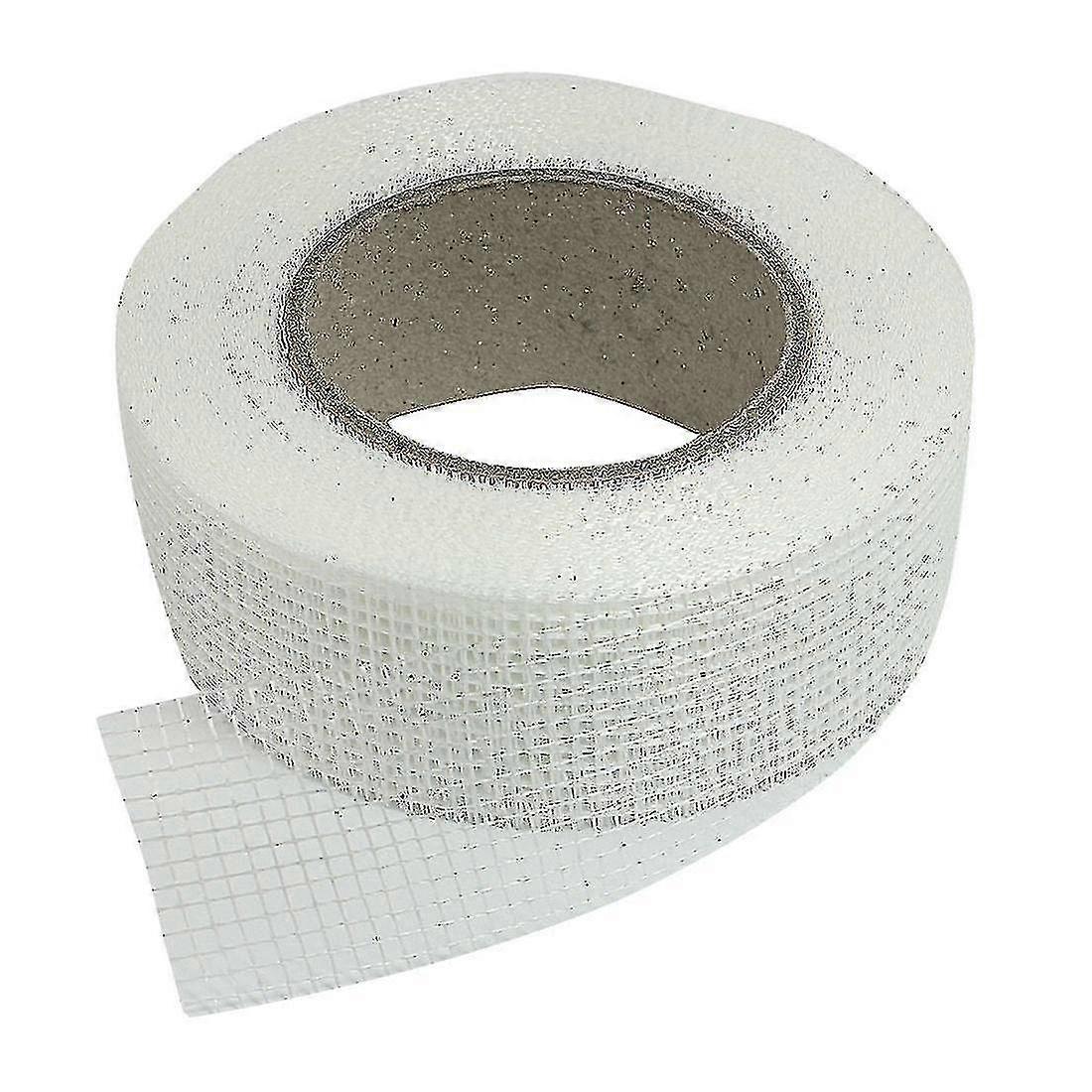 Self-adhesive White Fiberglass Mesh Tape For Cracks Holes