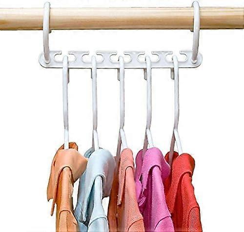 Magic clothes hanger (pack of 8), multi-function storage rack for organizing cabinets