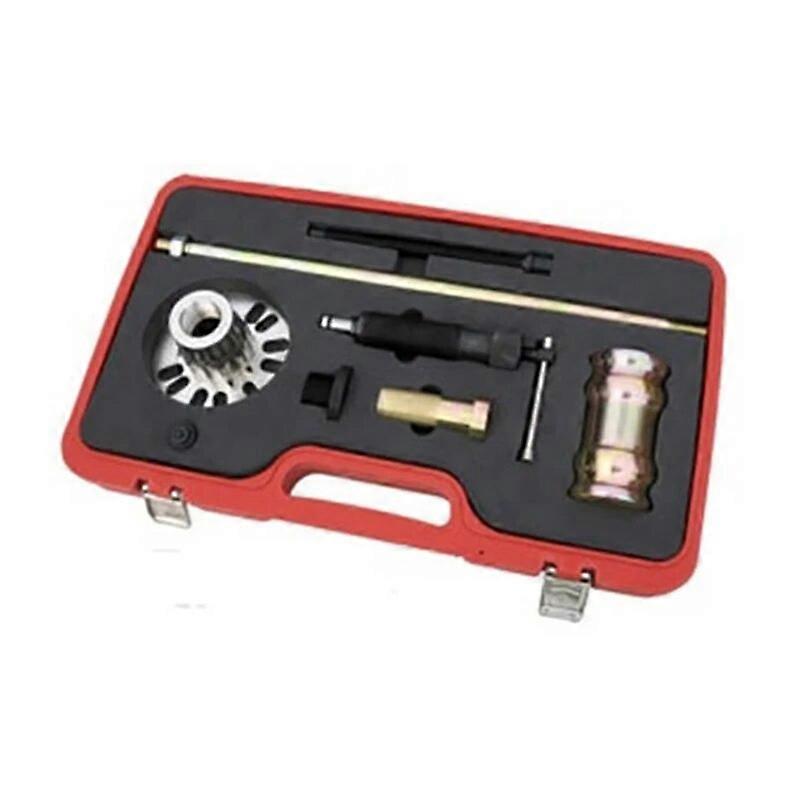 VT01730 12 Ton Hydraulic Hub Puller Set With Slide Hammer Hydraulic (12ton) & Heavy Duty Slide Hammer Master Hub Puller Tool Set DC157527