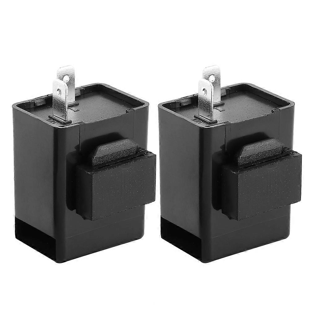 زوج 12V 2؟ دبوس دراجة نارية قابل للتعديل المتعري التتابع LED بدوره إشارة ضوء التحكم في معدل لسكوتر ATV