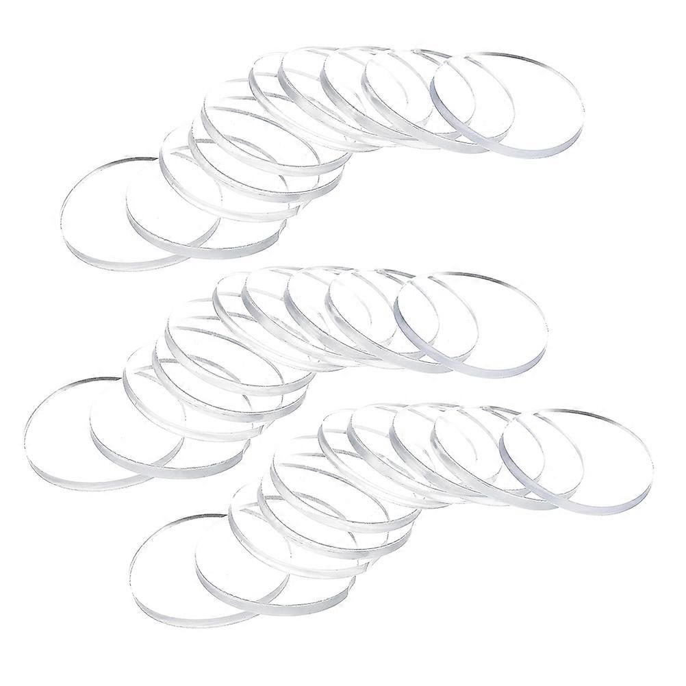 30pcs Professional Glass Table Bumpers Practical Glass Table Anti-slip Spacers