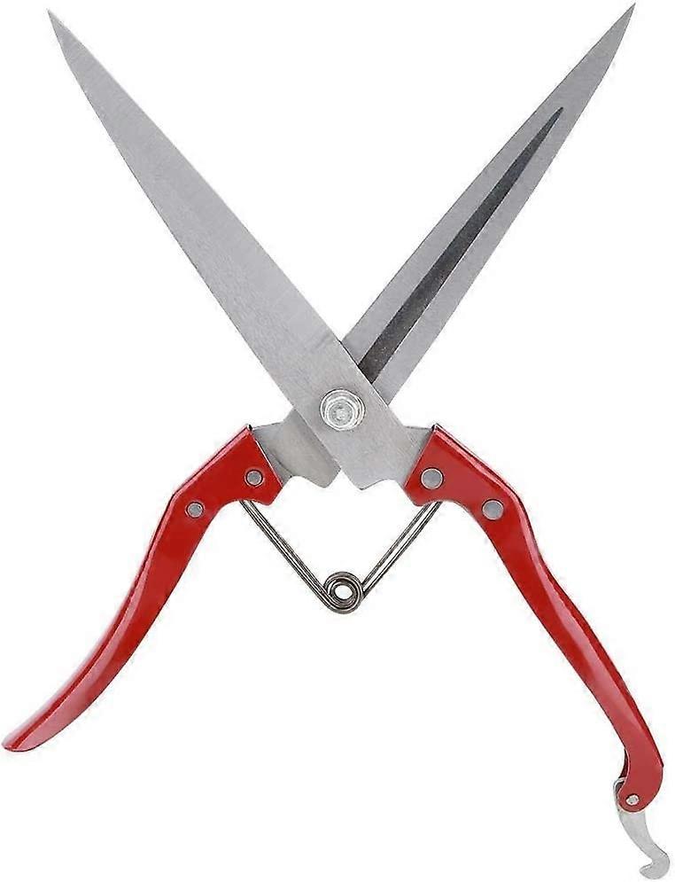 Goat Scissors, Sheep Shears, Stainless Steel Wool Shears Multi-Function Manual Wool Scissors Spring Shears for Cutting Hair Sheep Rabbits Horses