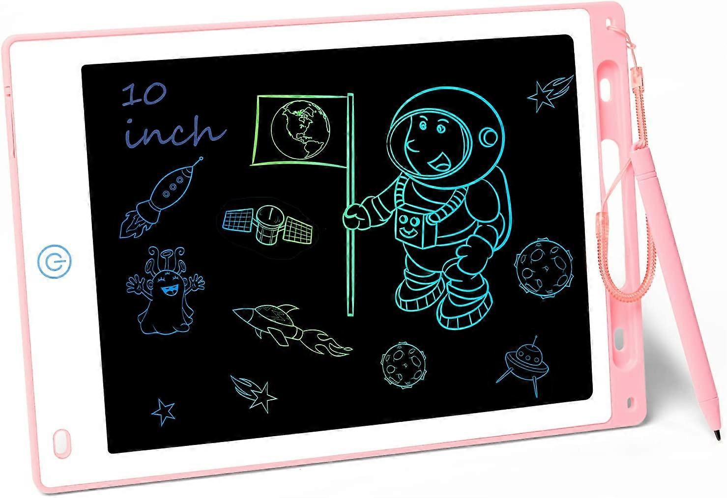 LCD Writing Tablet, 10 polegadas colorido prancheta de desenho digital eWriter Electronic Graphics Tablet, crianças Doodle & Scribble Boards Handwriting Drawing Pad L