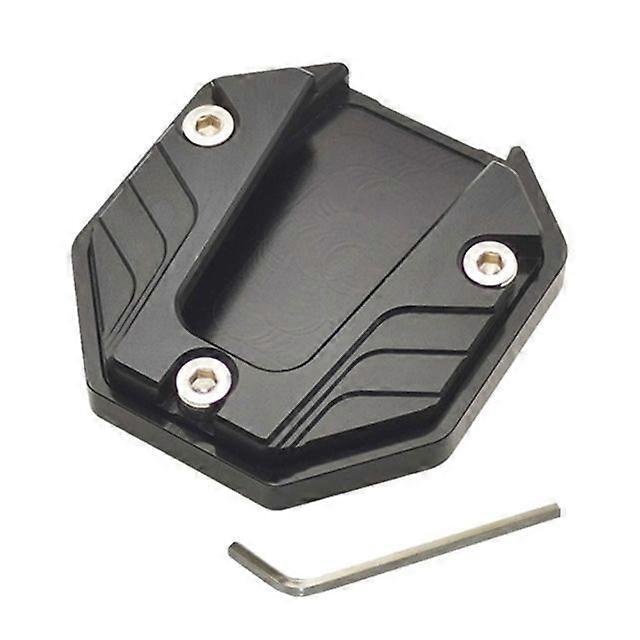 Motorcycle Kickstand Pad Parking Plate Base Motorbike Side Kick Stand Pad Practical Motorcycle Foot Extension Pad Side Stand maxpower