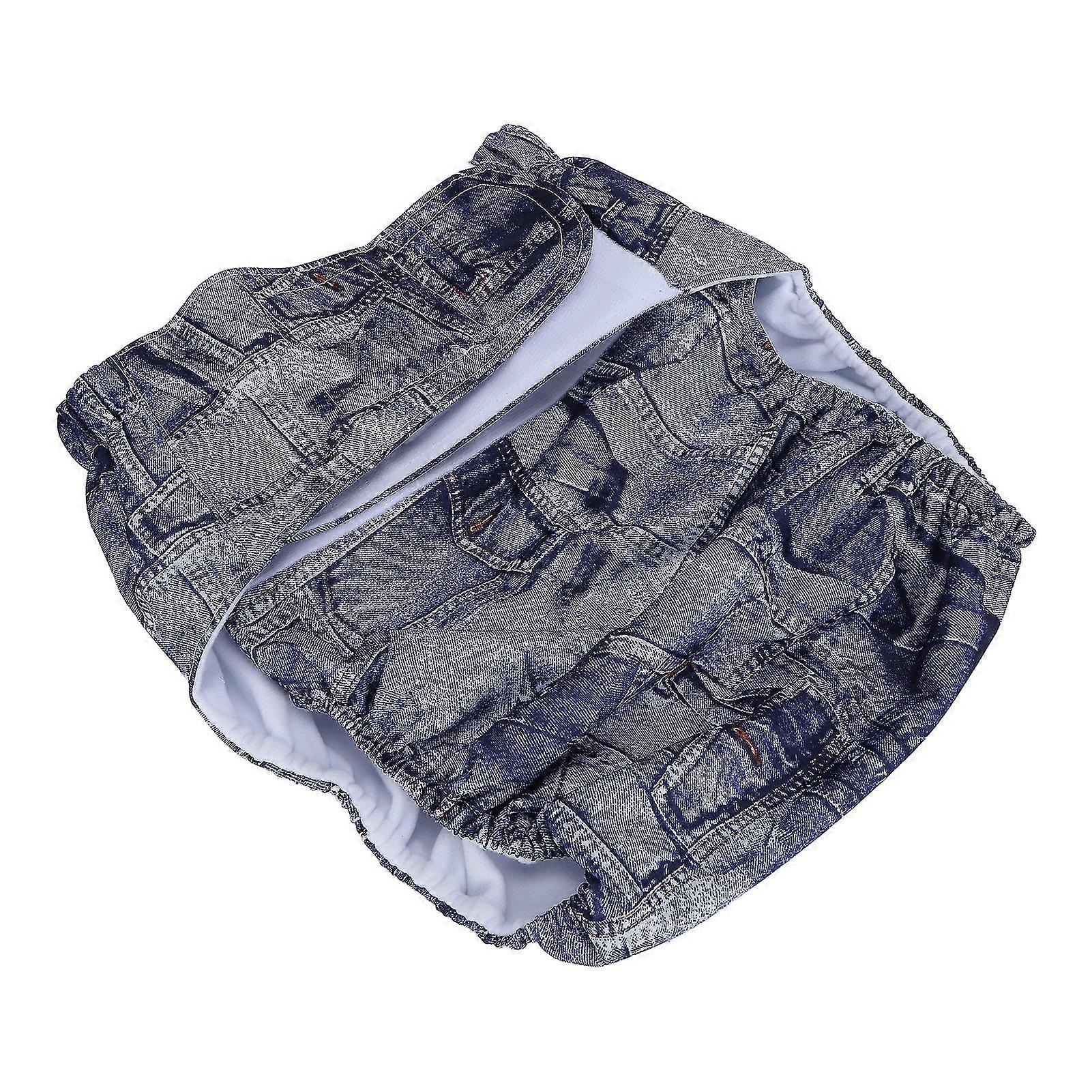 Reusable Waterproof Adult Cloth Diaper for Incontinence Protection with Hook and Loop Fasteners