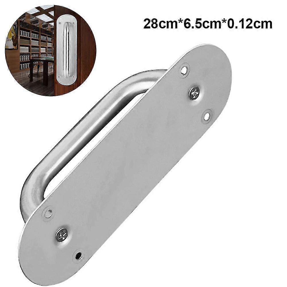 Pull Push Door Plate   Stainless Steel Barn Door Pull