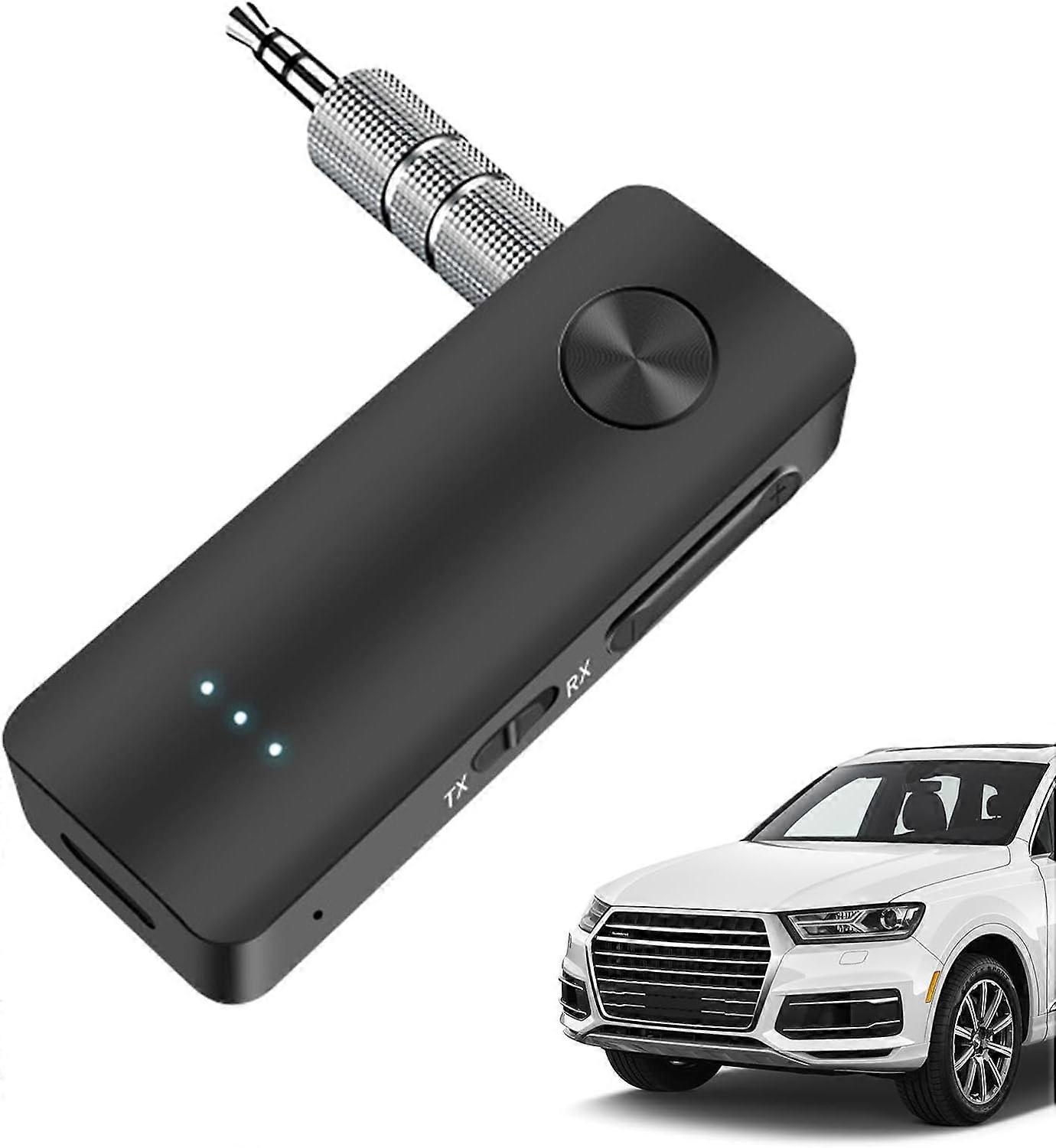 Blue Tooth Adapter for Car - Blue Tooth Audio Adapter - Radio Receiver Barrier-Free And Stable Transmission, Mode Free Switching, A Button Hands-free 