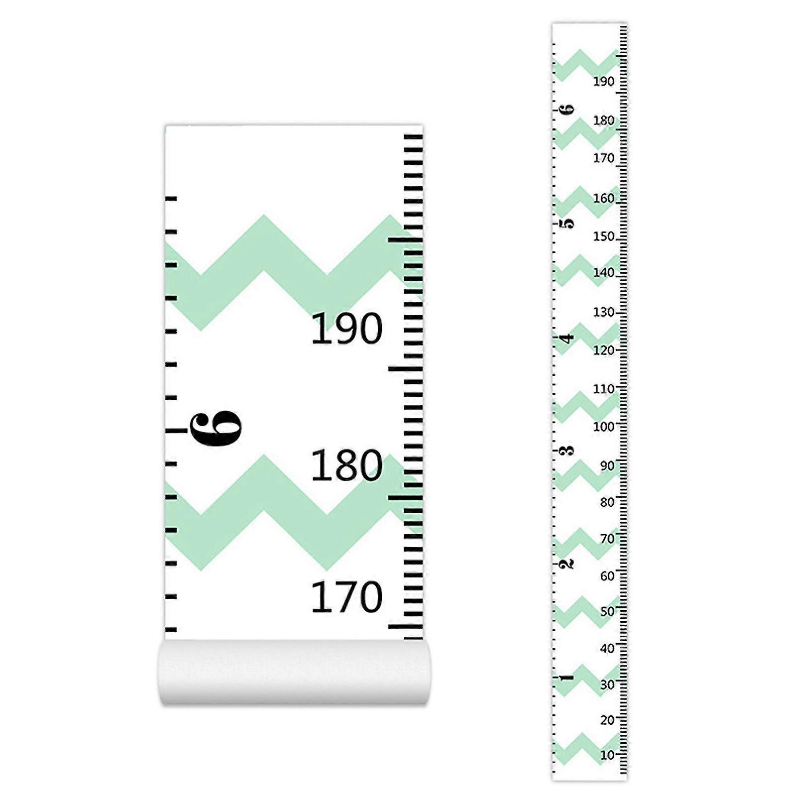 Children Height Growth Wall Chart No Breaking Easily Read Hanging Ruler For Recording Children Height Changes