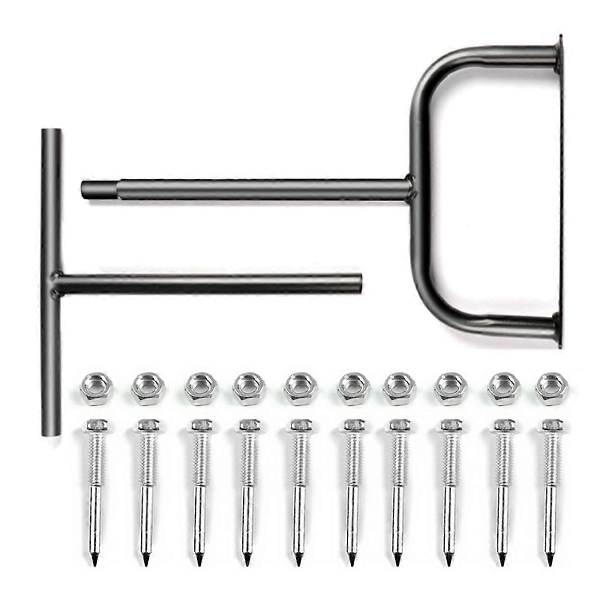 Lawn Aerator Spike Metal Manual Dethatching Soil Aerating LawnPre-Grass Aerator Garden Tools