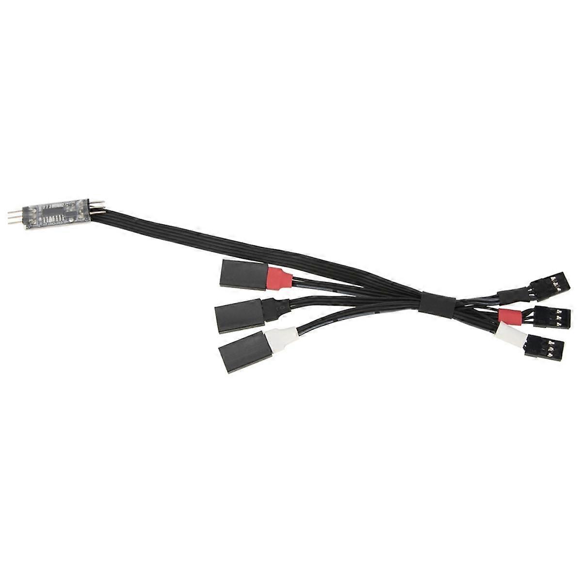 RC Car 4WS Four Wheel Steering Control Line Panel Servo Control Cable for 1/8 1/10 1/18 1/24 RC Crawler