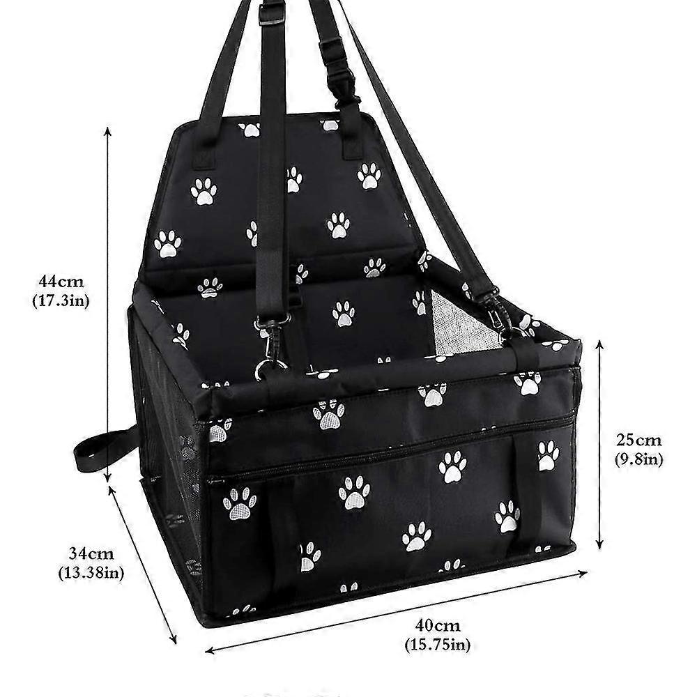 مقعد السيارة الداعم للكلب القط المحمولة والتنفس الكلب الناقل حقيبة