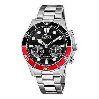 Lotus connected Men's Analog Quartz Watch with Stainless Steel Bracelet 18935/1