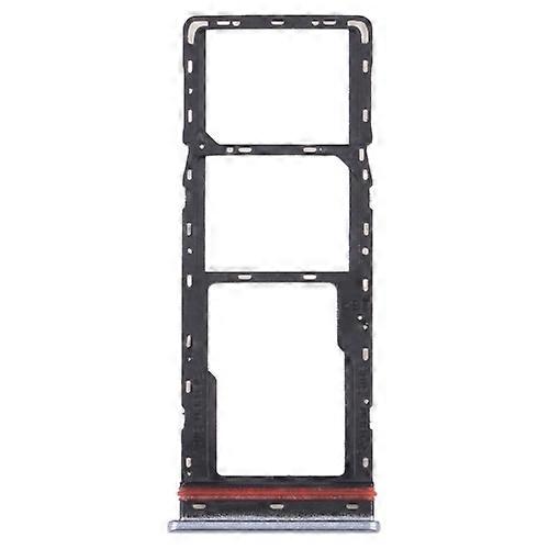 For Tecno Spark 7P KF7J SIM Card Tray + SIM Card Tray + Micro SD Card Tray