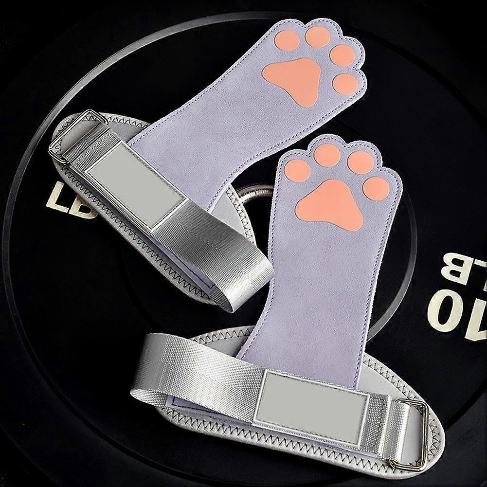 Dog Paw Shape Deadlift Strap Professional Non-slip Grip Wrist Band Fitness Palm Protector for Women