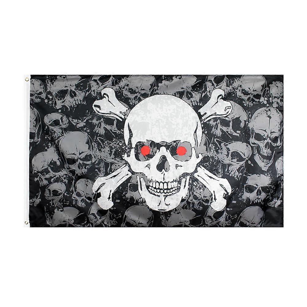 90*150cm Jolly Roger Skull Bone Flag