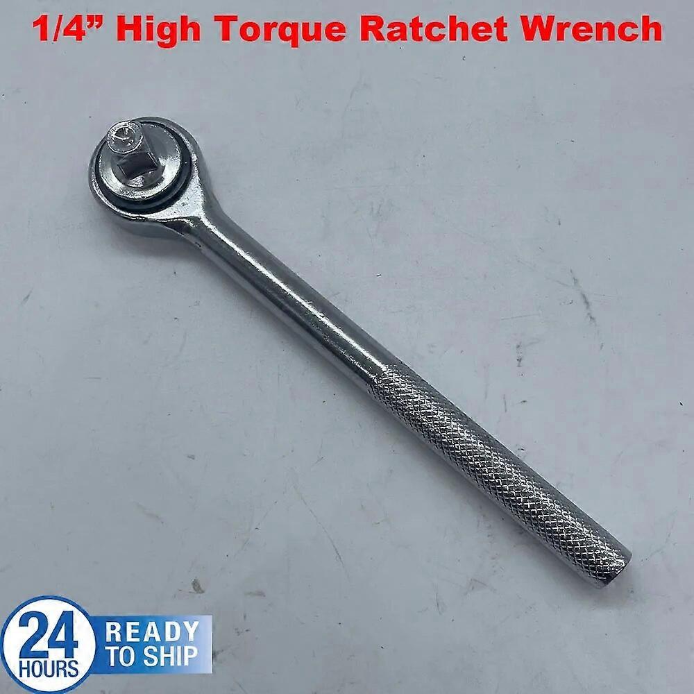 H Handle 1/4" High Torque Ratchet Wrench For Socket Quick Release Square Head Spanner Socket Drive Hand Tools