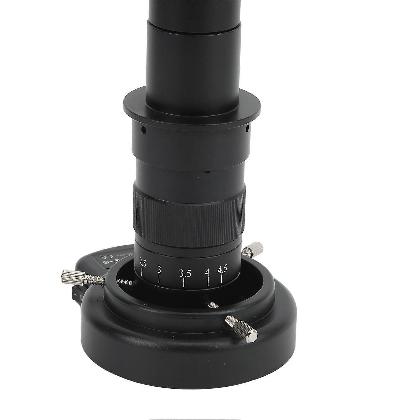 7in LCD Digital Video Microscope 300X C Lens 26MP HD Sensor 7X Magnification AC100240V for Industrial US Plug