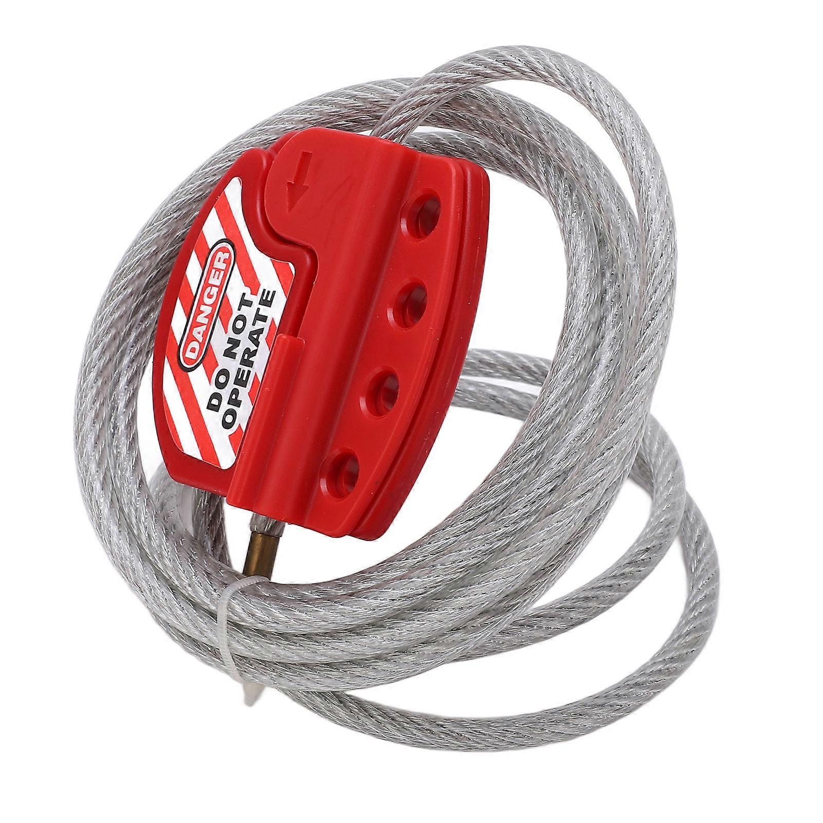 Electrical Lockout Tagout Kit High Temperature Resistant Circuit Lock Outs Set with Tool Box
