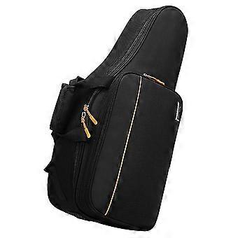 Saco de saxofone Oxford Cloth Alto Sax mochila engrossada com ombro duplo e espaço de armazenamento extra carregado música