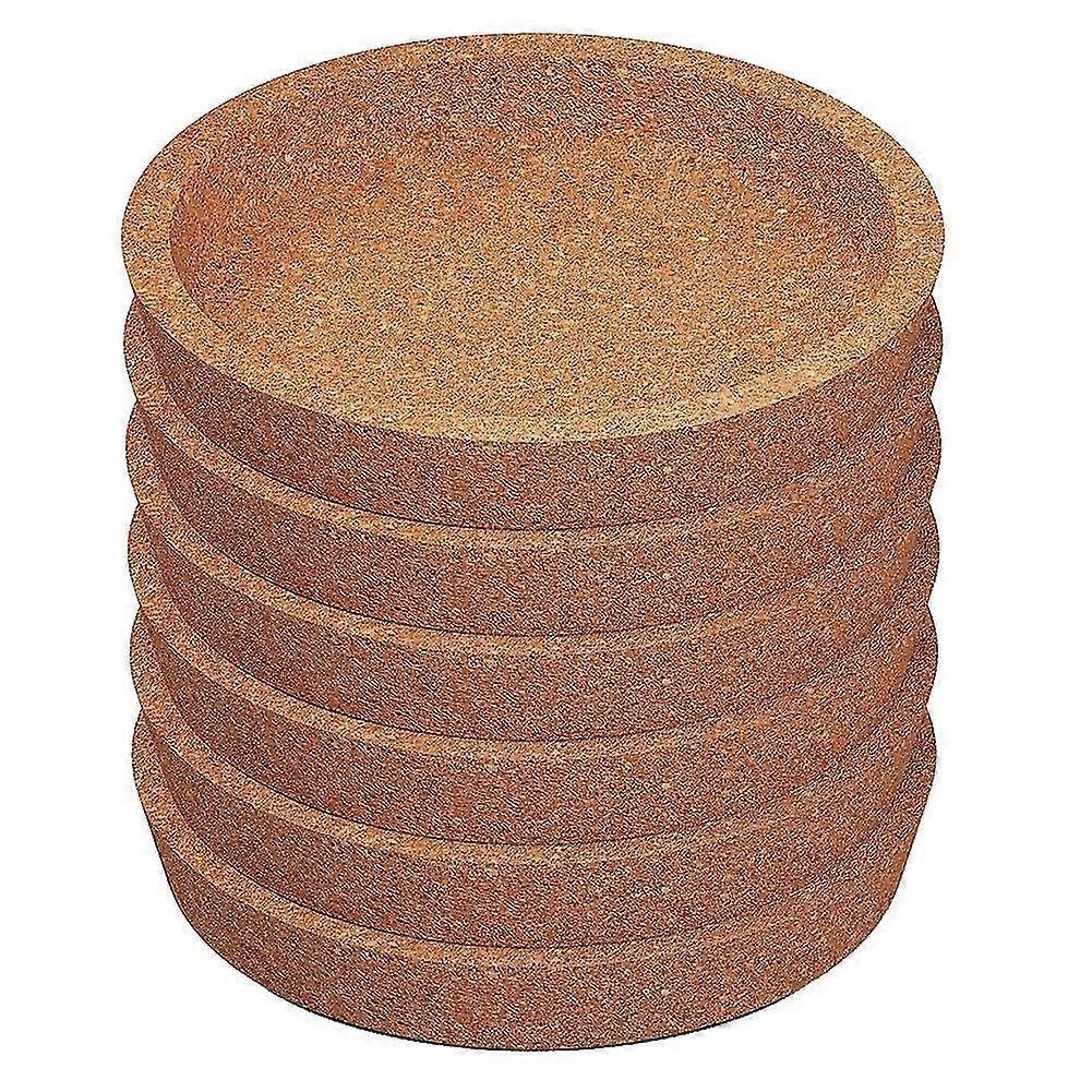 6 Pack Cork Coasters, 4 Inch Absorbent Heat Resistant Round Cork Coasters For Most Kind Of Mugs In O