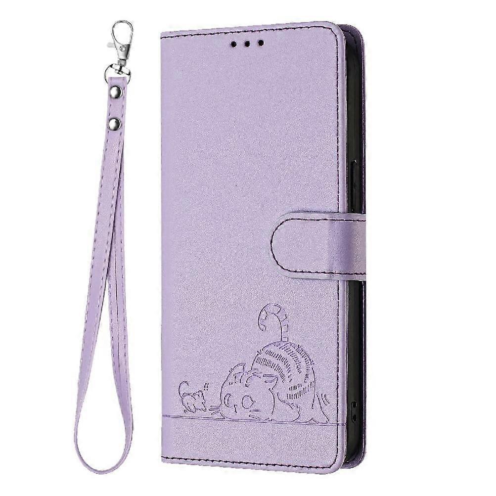 Case For UMIDIGI Power 7 Max Wallet Flip Cover Card Slot Holder Kickstand Cat RFID