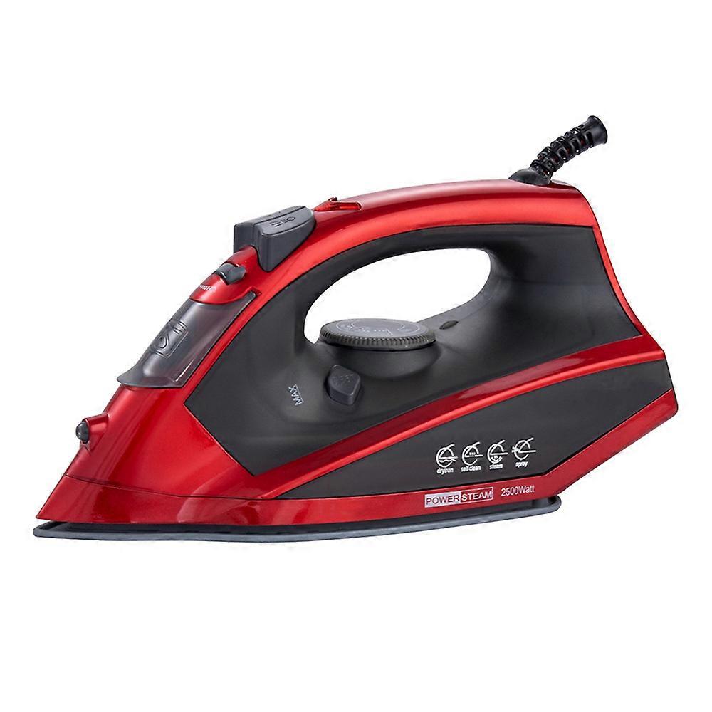 Iron, Simple Move Cordless Steam Iron 2500W, Red