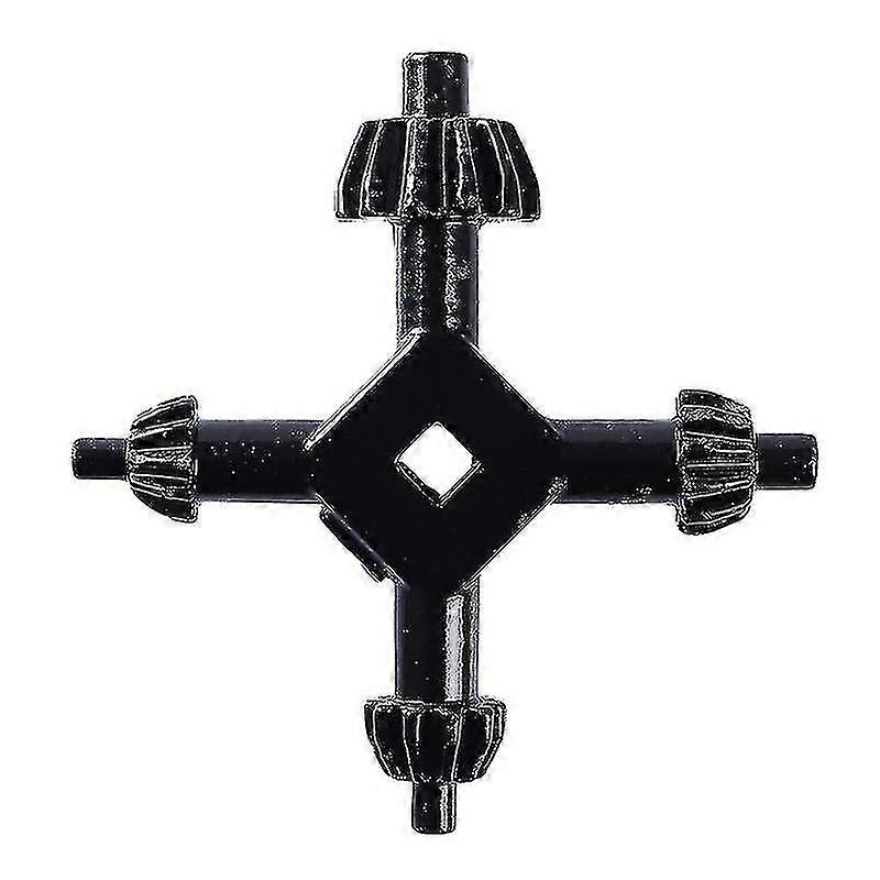 Black Four Head Key Multi-function Electric Drill Keys