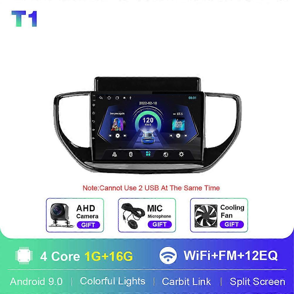 T5 Android 10 pour Hyundai Elantra 4 HD 2006-2012 Autoradio 4G WIFI Lecteur Vidéo DSP Carplay GPS Navigation No DVD 2Din