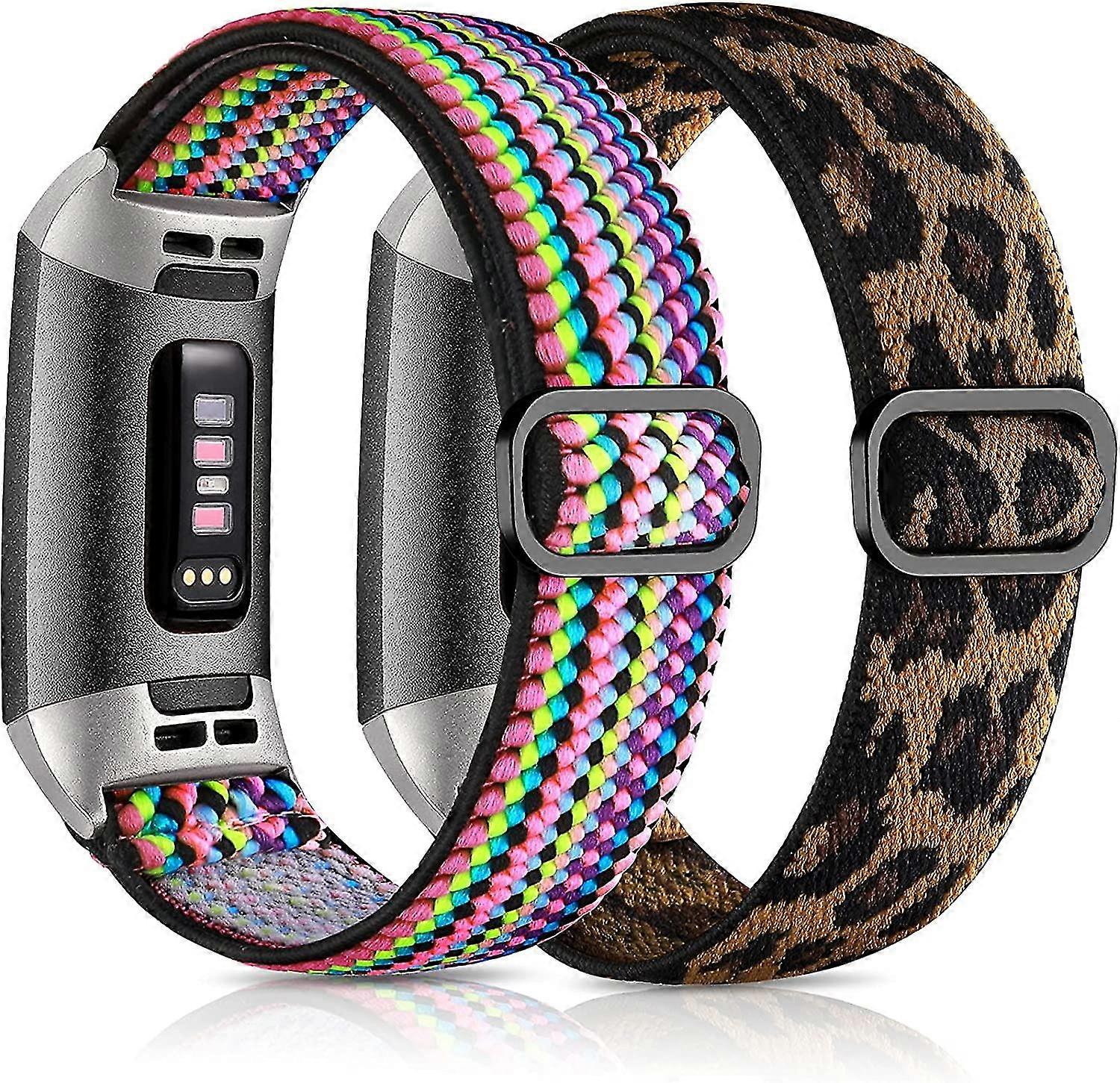 Stretchy Band For Fitbit Charge 4/fitbit Charge 3 Bands, Adjustable Elastic Breathable Nylon Replacement Strap For Fitbit Charge 3/3se/charge 4 Bands