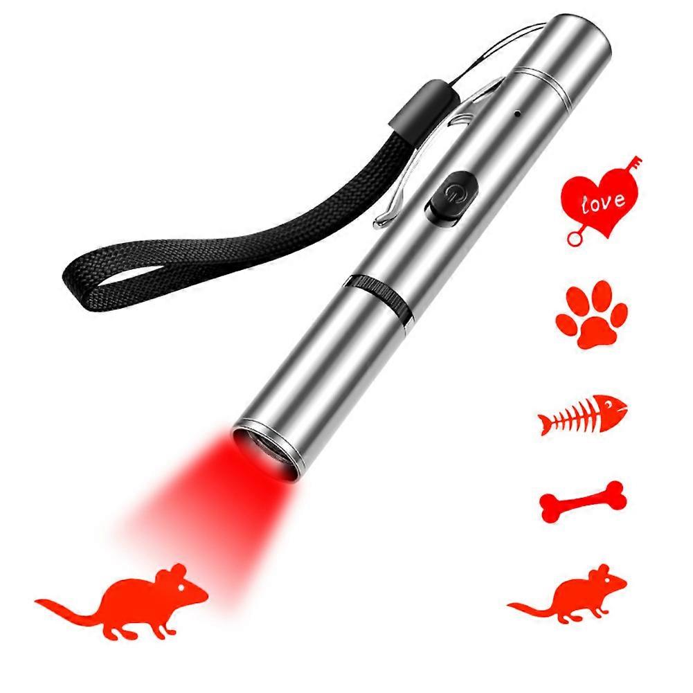 3 in 1 Multi Function Premium Cat Toy Laser Pointer B Charging LED Torch Light