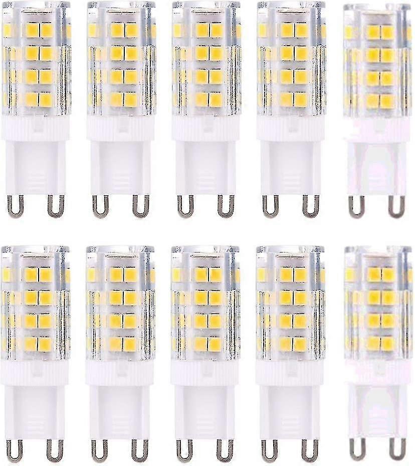 G9 Led Lamp Light Bulbs, Warm White 3000k 5w G9 Led Light Bulb Equivalent To 40w Halogen Bulbs 420 Lumens; Not Dimmable, Set Of 10 <b>energy Class A+<