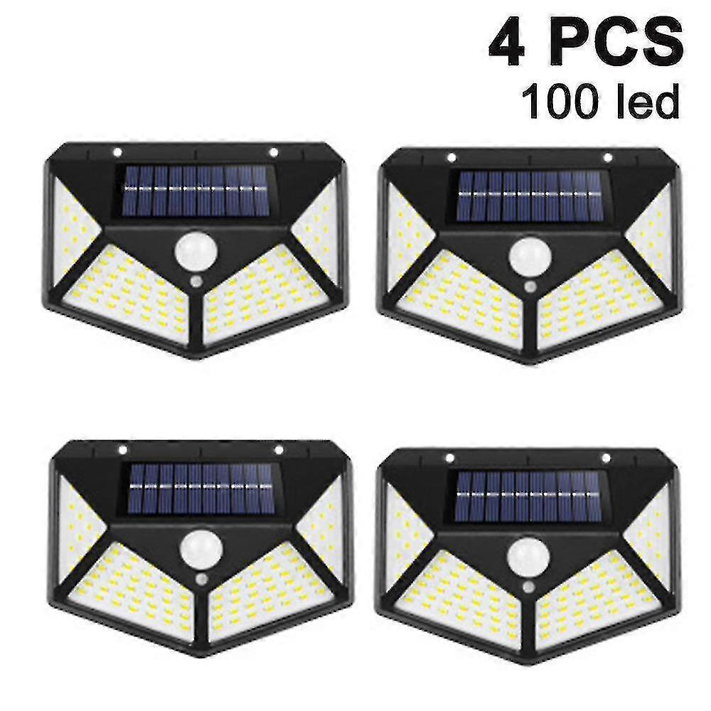 Solar Lights Outdoor, Motion Sensor Security Lights Solar Flood Lights(4 Piece Set)