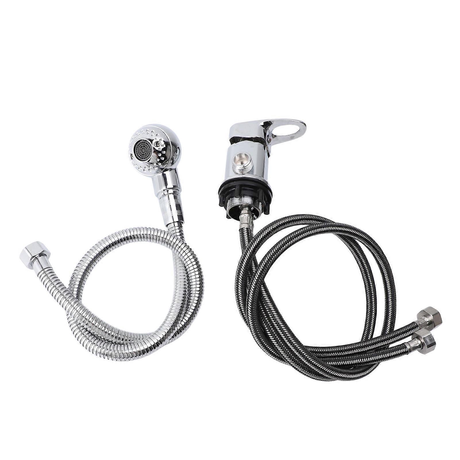 Salon Shampoo Bowl 80cm Faucet Kit Shampoo Bowl 70cm Hose M Size 2 Gears Sprayer Replacement Part